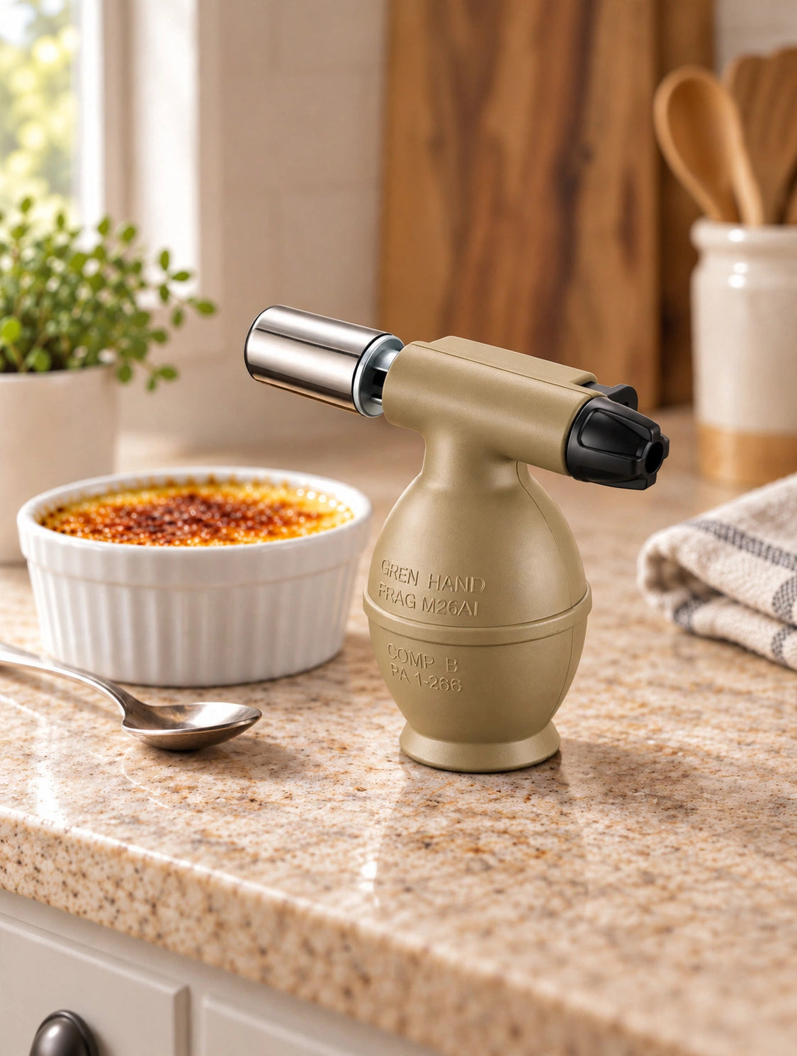 SG040 tactical grenade torch outdoor still life