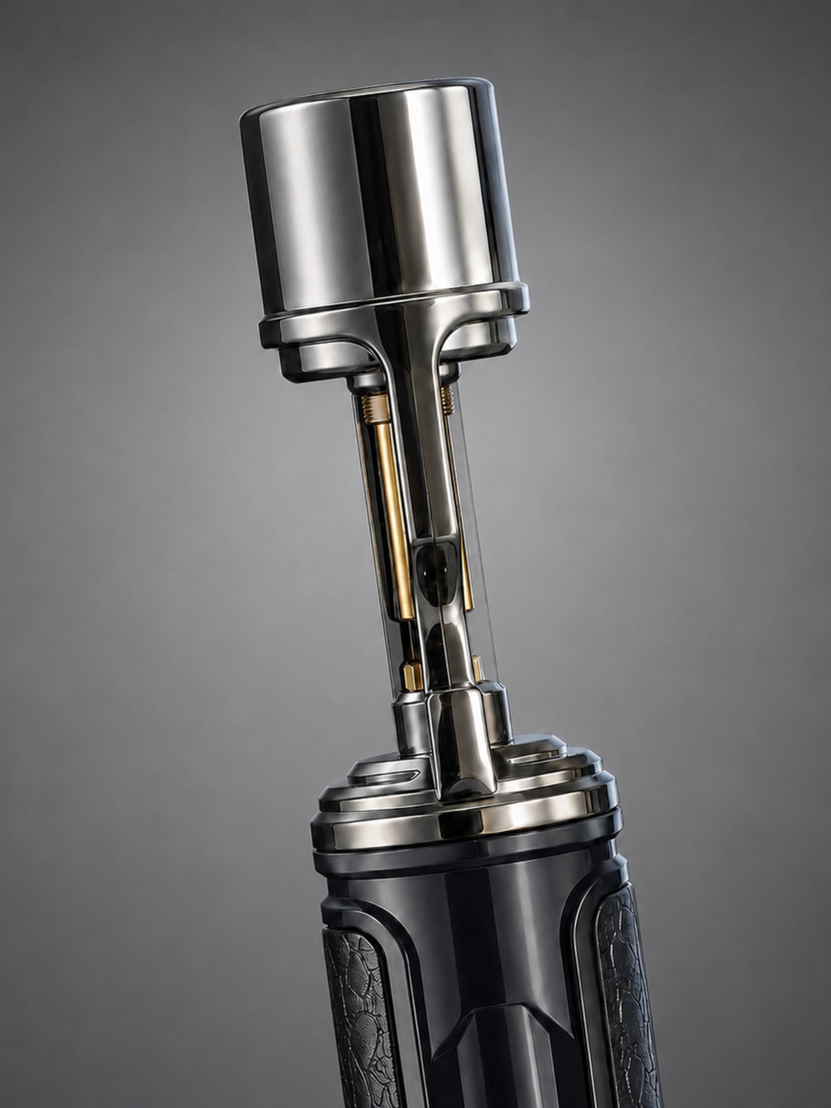 Close view of the SG017 extended torch head and metal mechanism