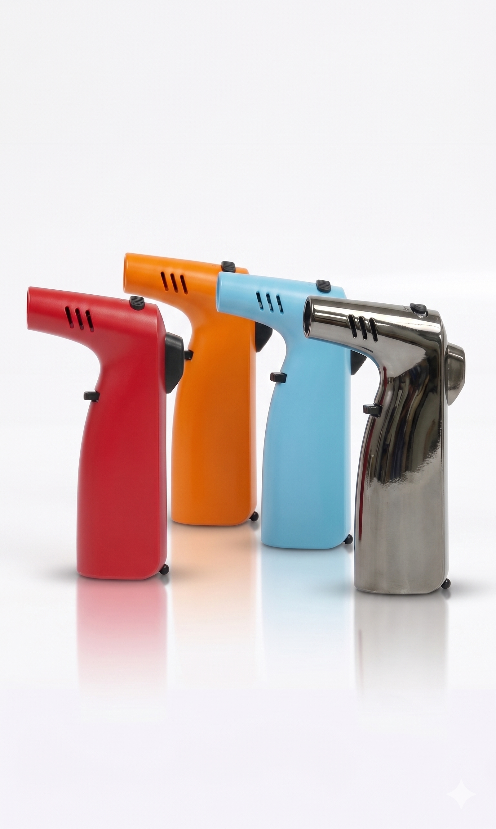 SG005 Precision Handheld Butane Torch Lighter - Adjustable Flame & Multi-Color Options