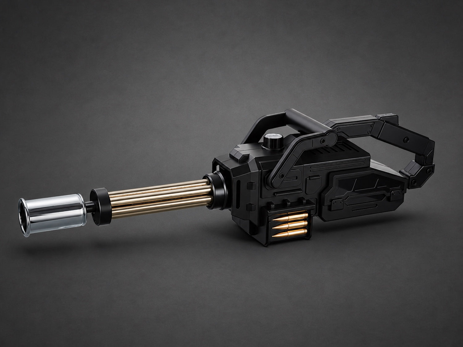 FOCUS PH003 Black heavy-duty long-body outdoor torch