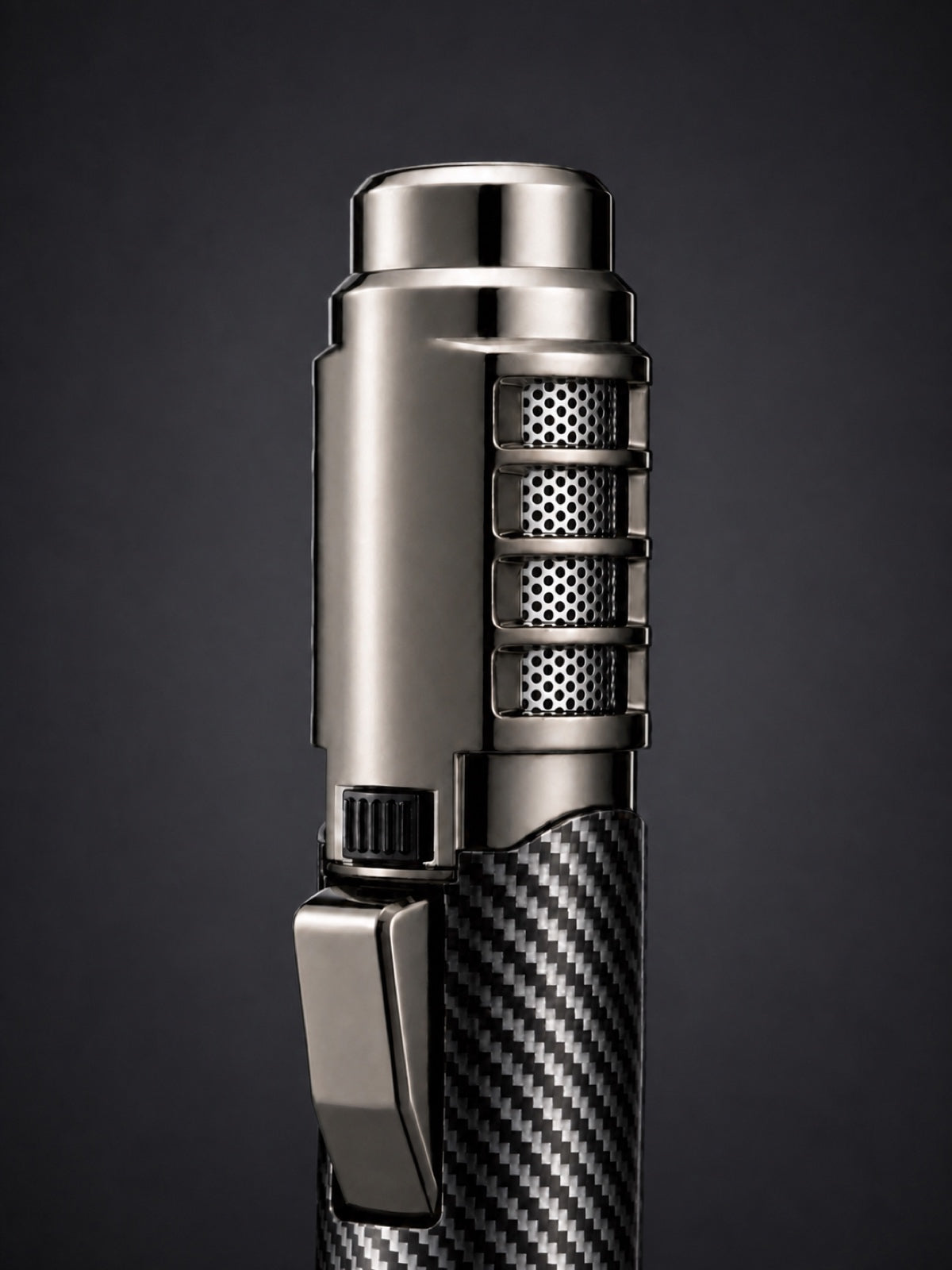 Close view of the SG006 torch head and ignition control