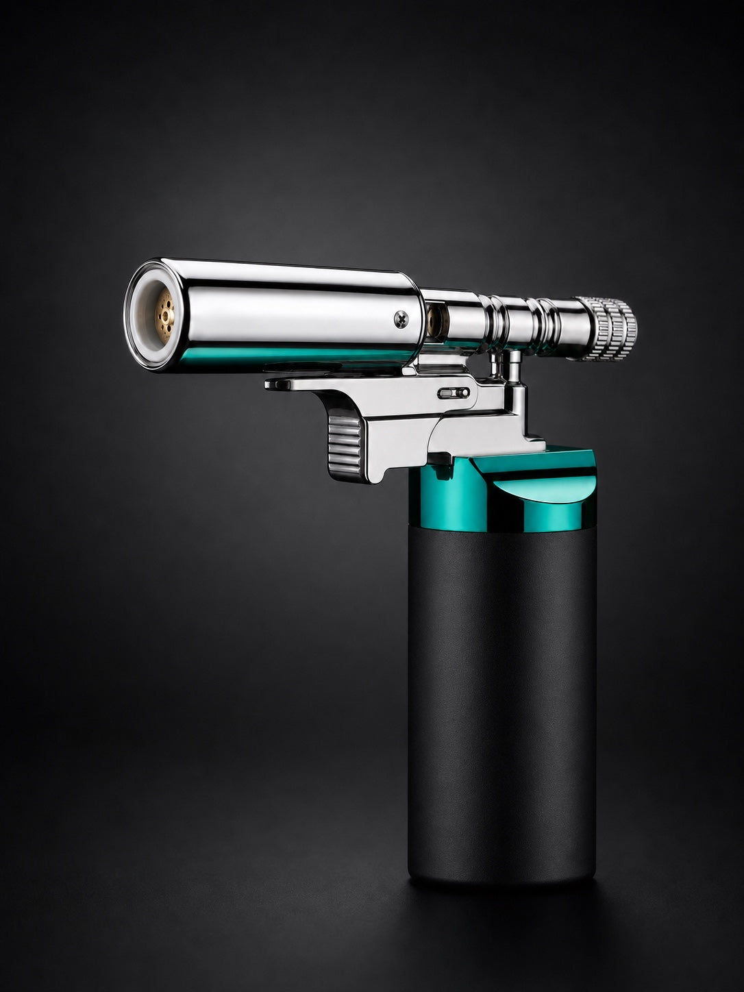 Close view of the SG009 torch head and controls