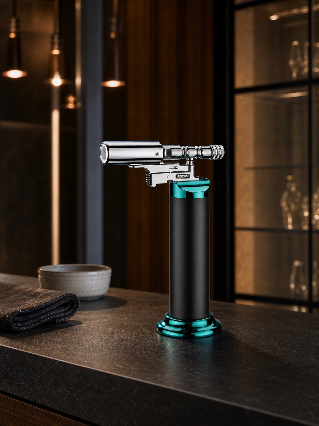 SG009 self-standing torch displayed on a tabletop